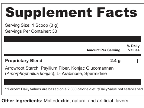 Supplement Facts for Echo Gleam